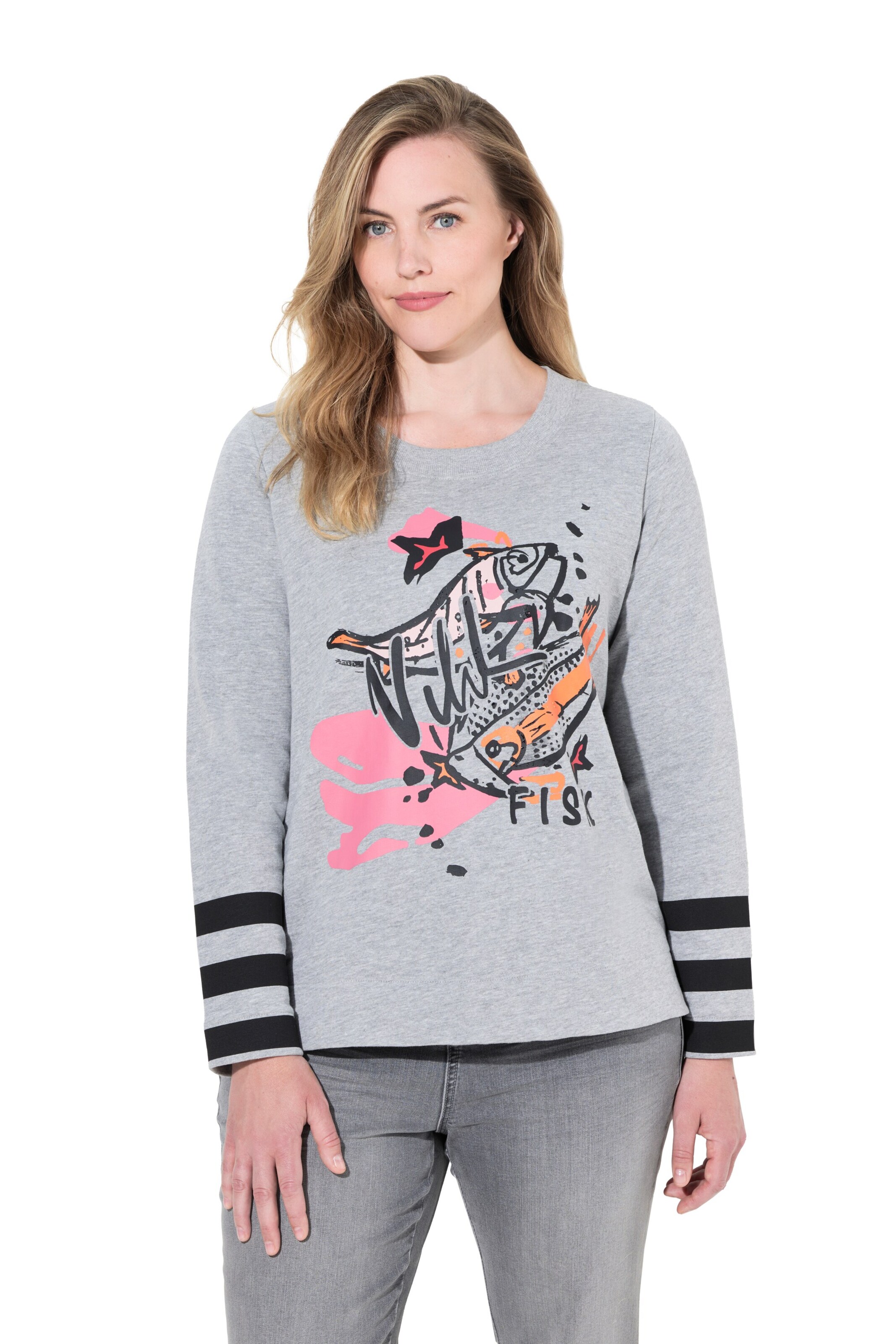 Sweat-shirt LAURASØN en gris : devant