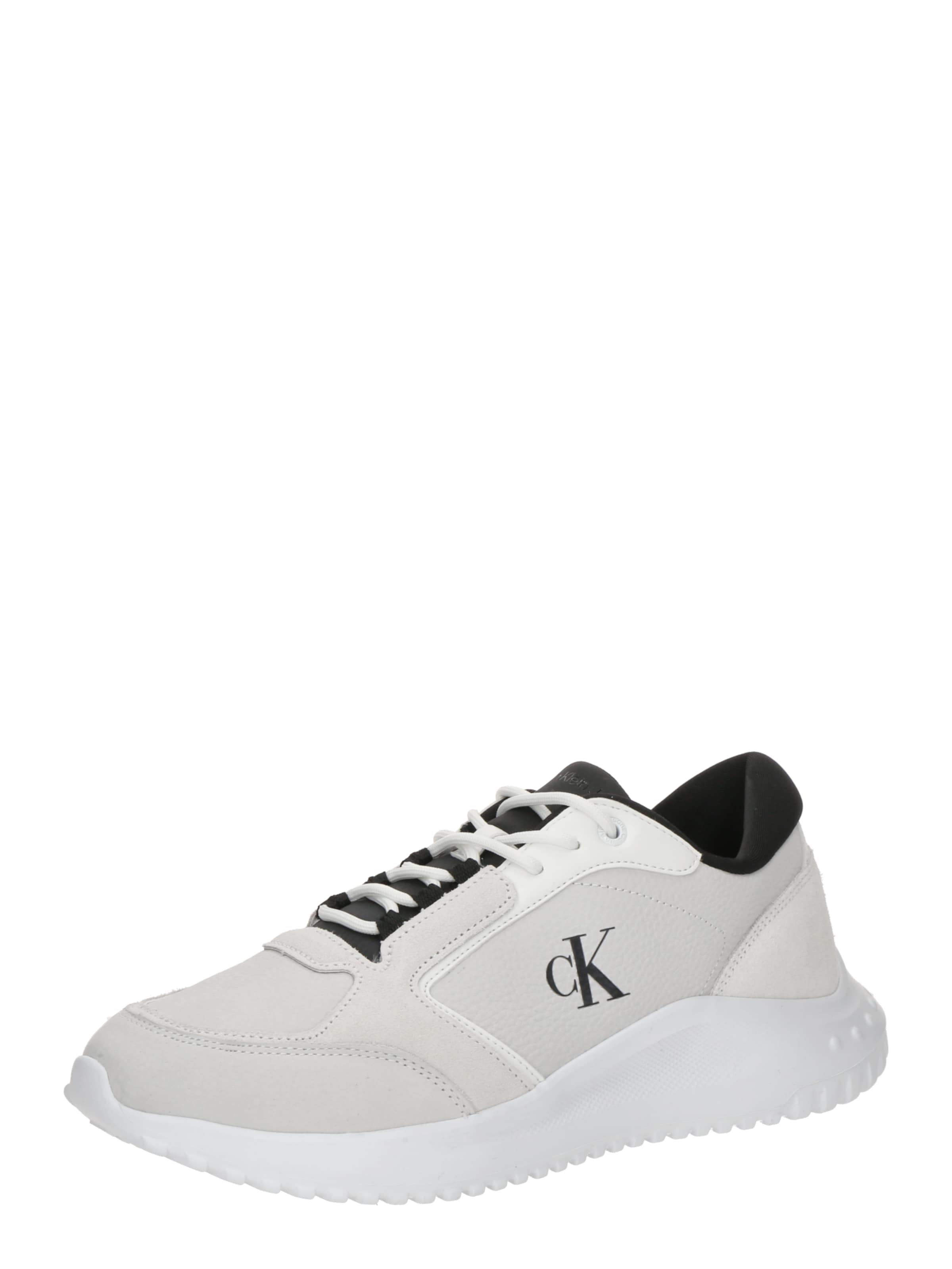 Sneaker low de la Calvin Klein Jeans pe alb: față