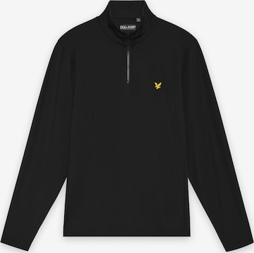 Lyle & Scott Sportsweatshirt in Zwart: voorkant