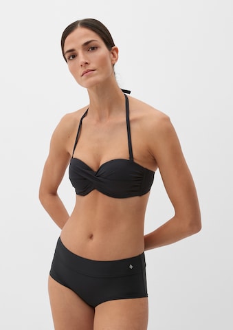 s.Oliver Balconette Bikini Top 'Spain' in Black: front