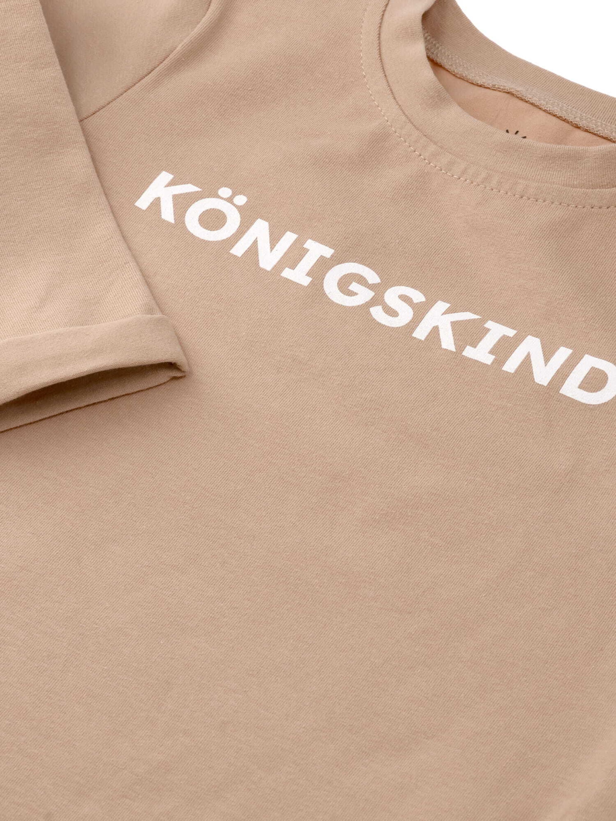 Baby Sweets Shirt 'Königskind' in Beige