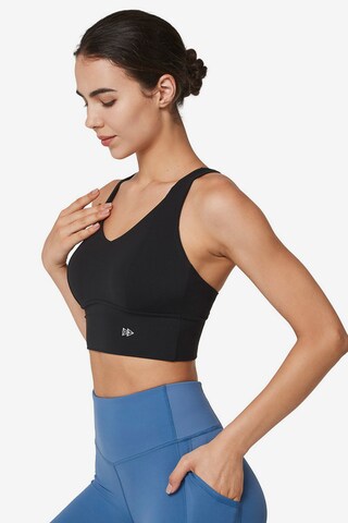 Yvette Sports Bustier Sport bh 'Bella' in Zwart