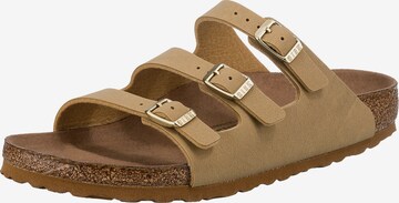 BIRKENSTOCK Mules 'Florida Fresh' in Beige: front