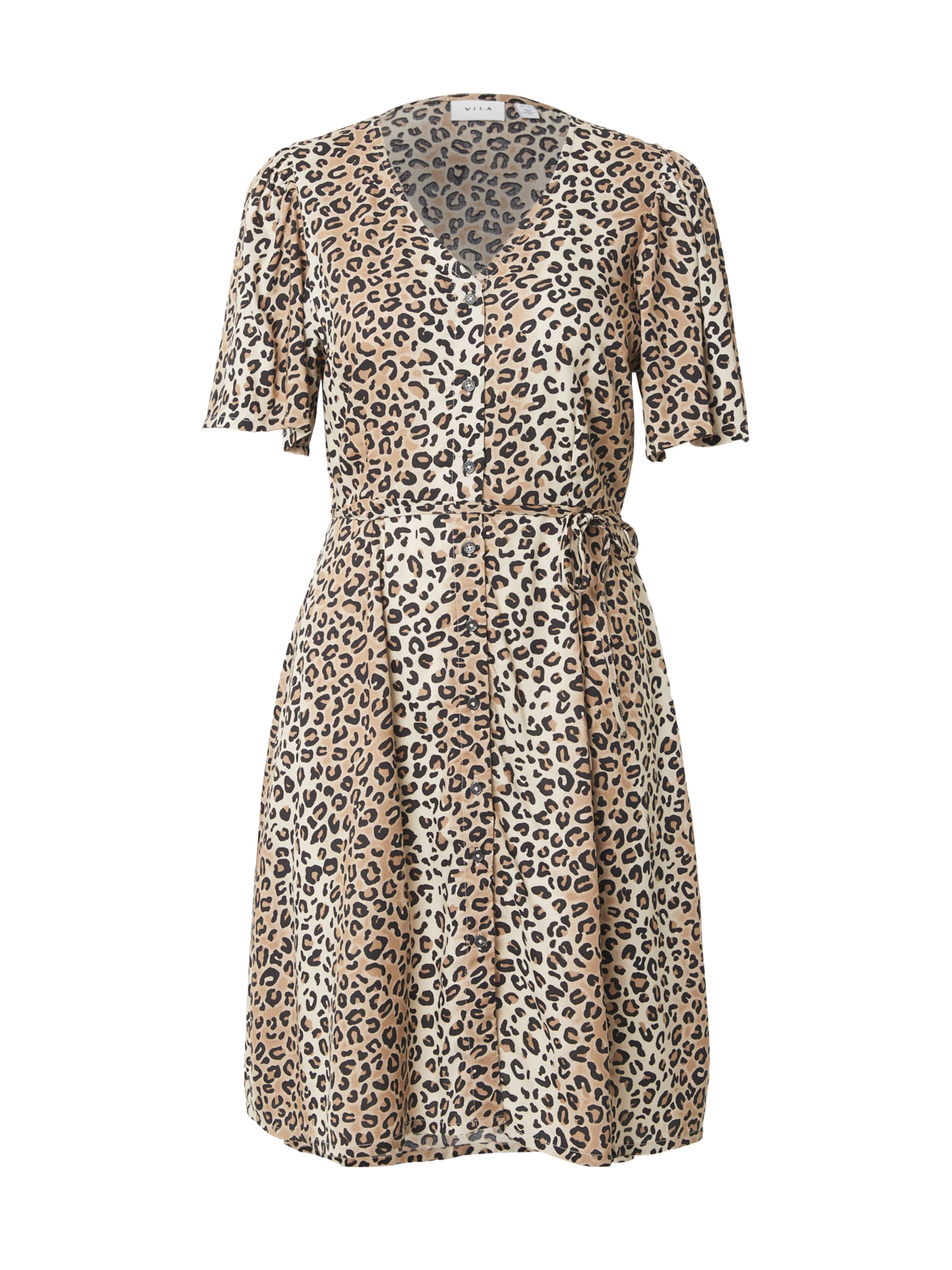 VILA - Vestido de verão 'VIOLINE' em cinzento: frente