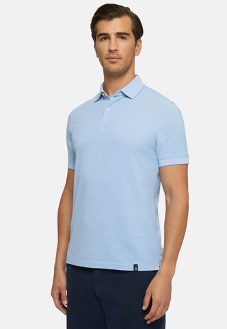 Boggi Milano Shirt ' Oxford ' in Blauw: voorkant