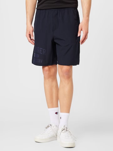 TOMMY HILFIGER - regular Pantalón deportivo en azul: frente