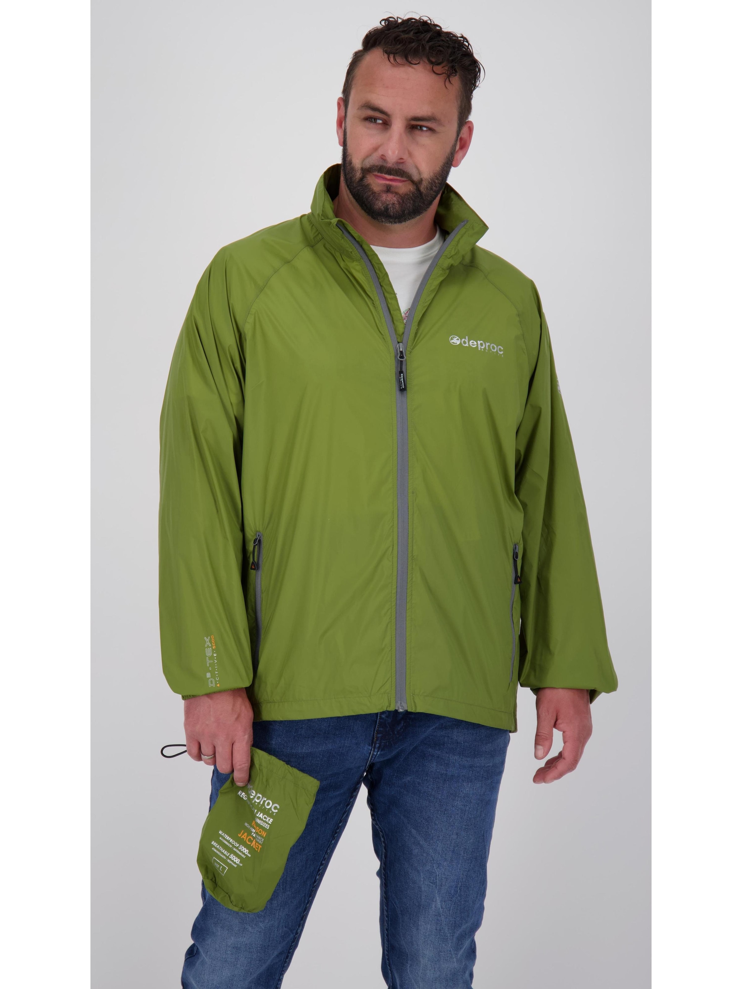 deproc Performance Jacket 'ROBSON' in Green