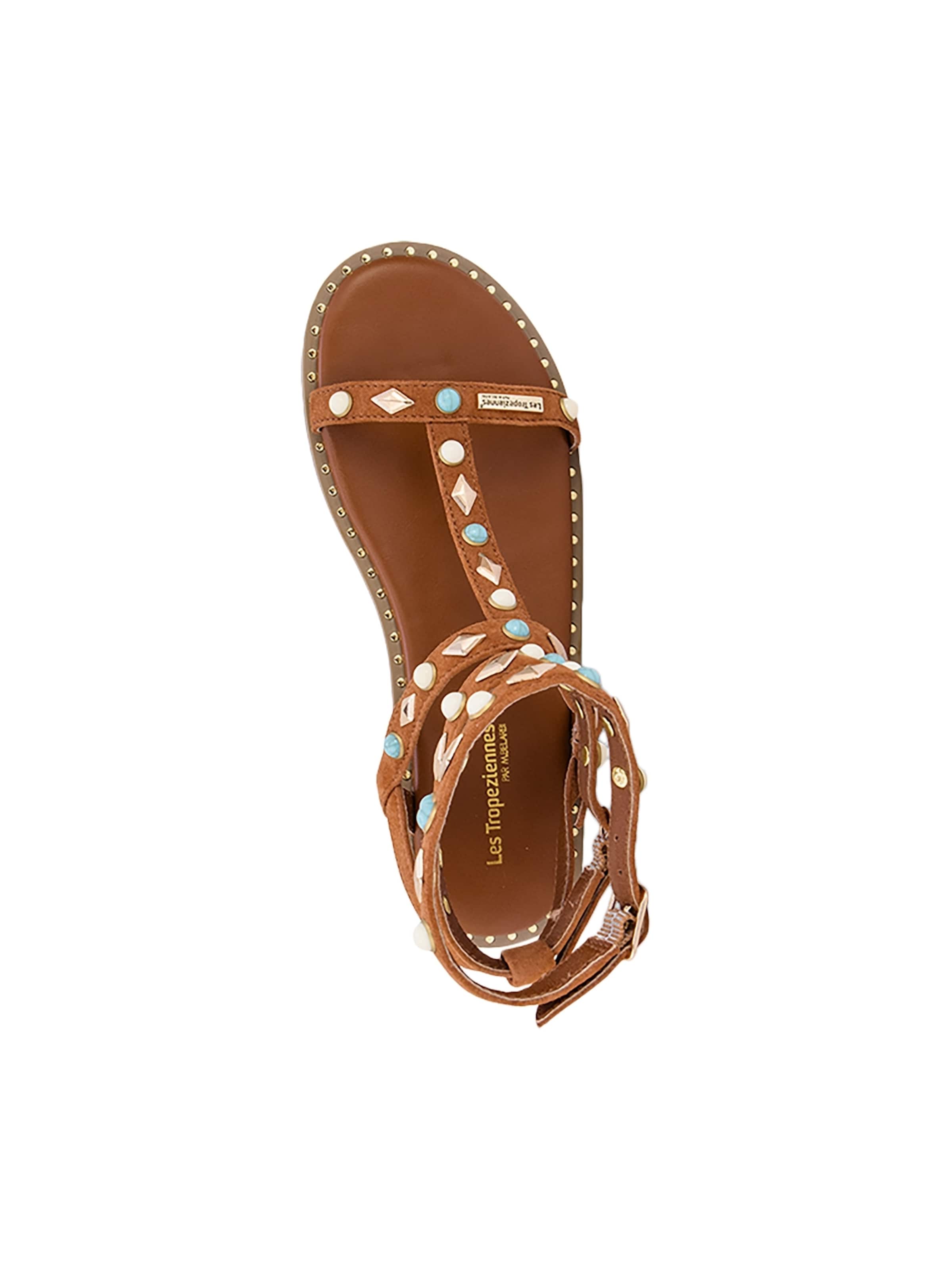 Les Tropéziennes Sandals in Beige