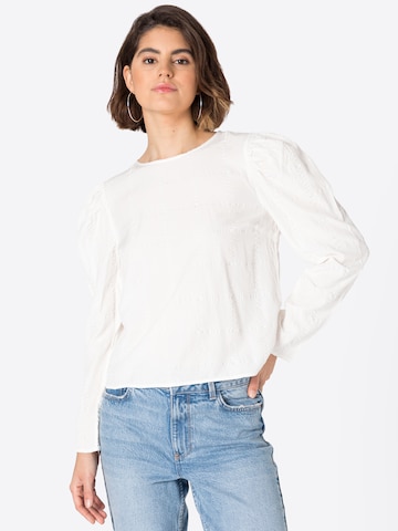 Camicia da donna 'ANDIA' di OBJECT in bianco: frontale