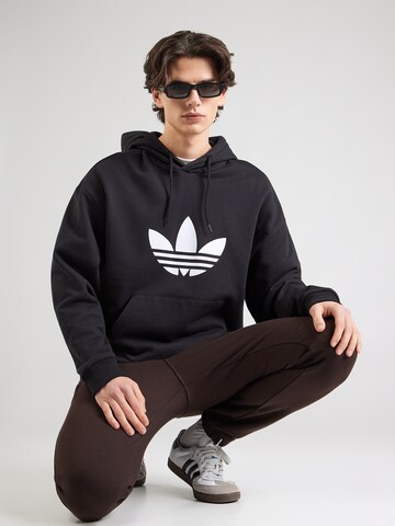 juoda ADIDAS ORIGINALS Megztinis be užsegimo 'TREFOIL'