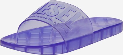 DIESEL Mule 'KARAIBI' en bleu violet, Vue avec produit