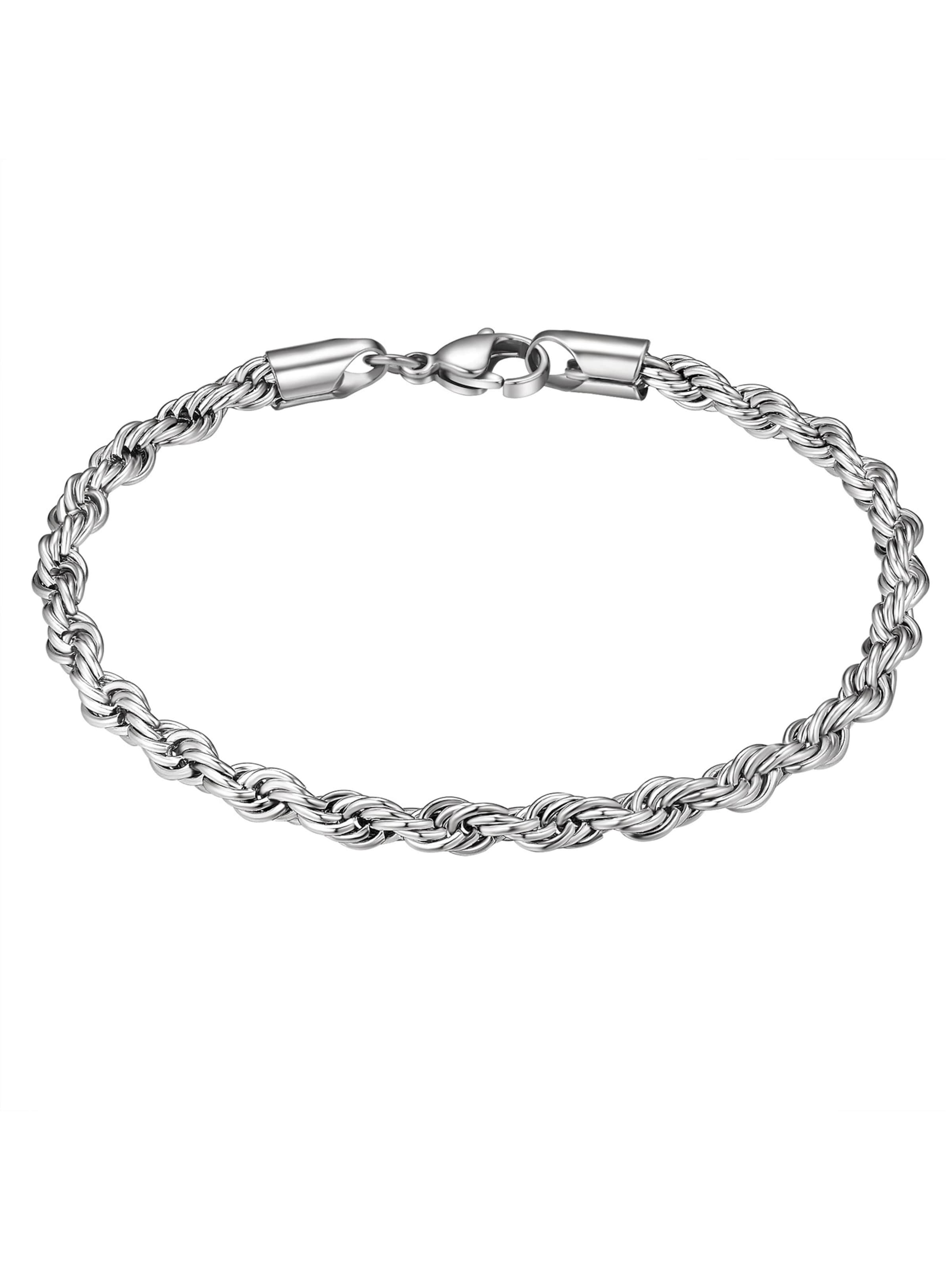 True Rebels Bracelet in Silver: front