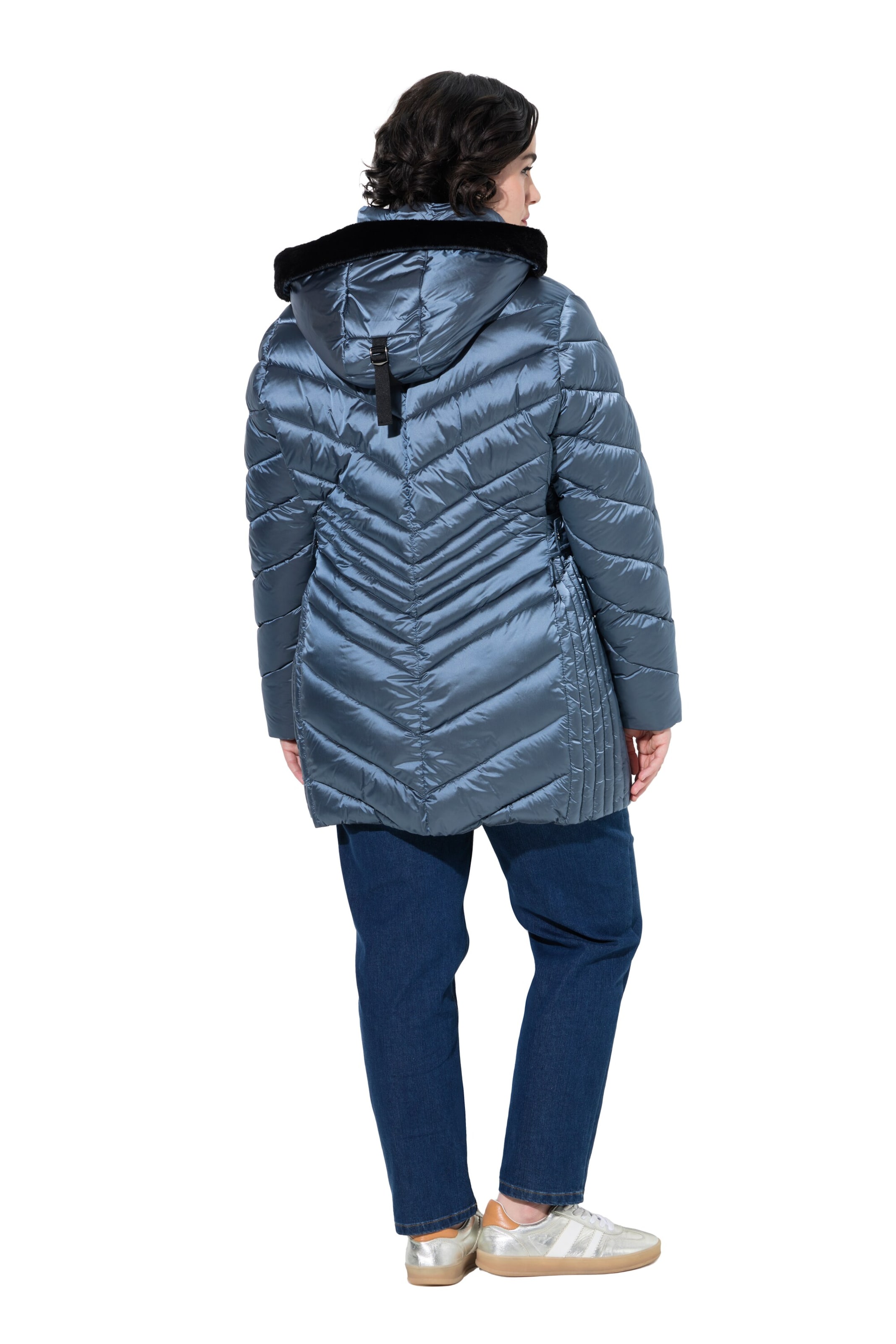 Ulla Popken Steppjacke in Blau