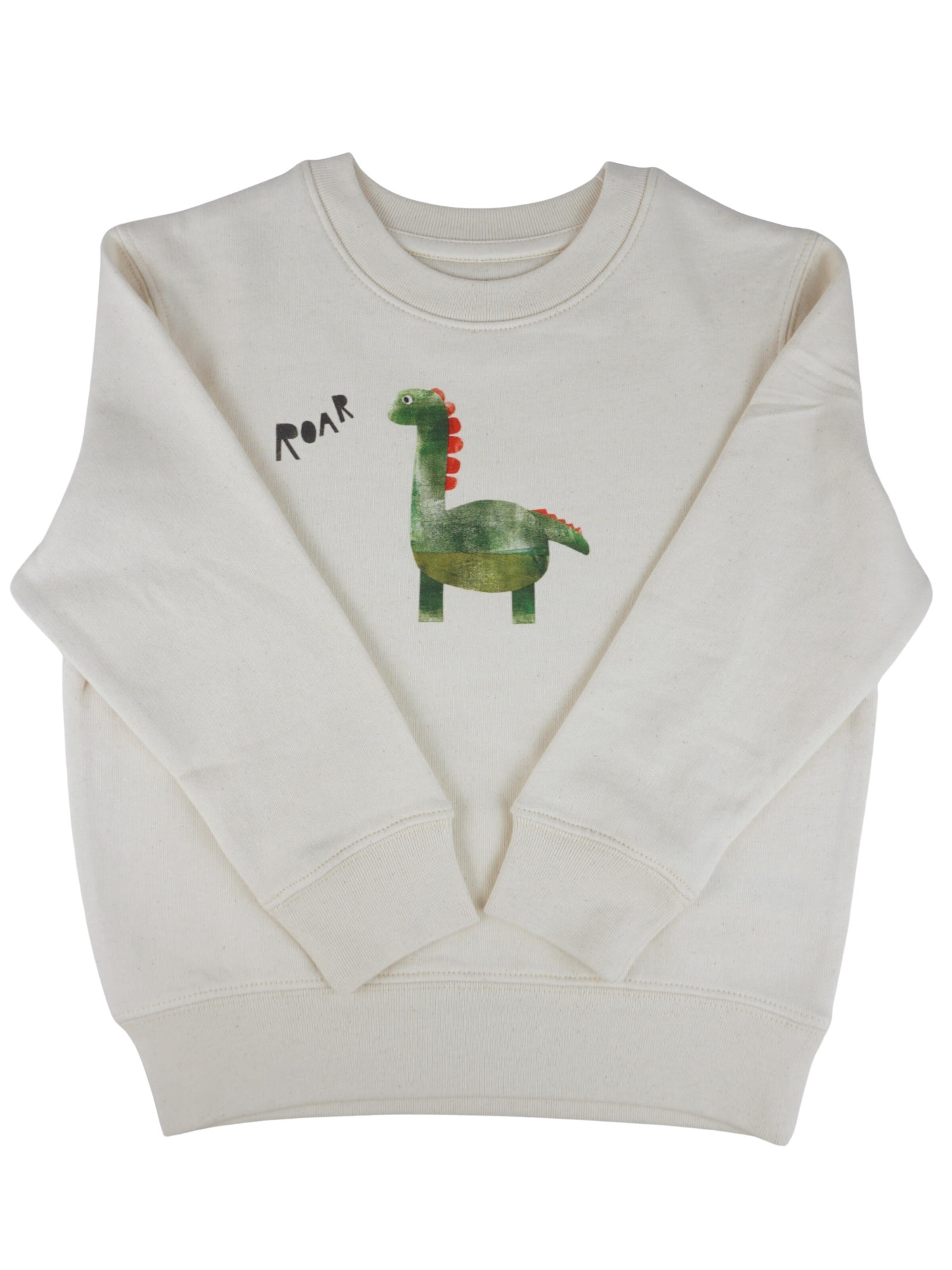 MelaDi Sweatshirt 'Dino'‌‌‌‌‌ in Weiß: Vorderseite