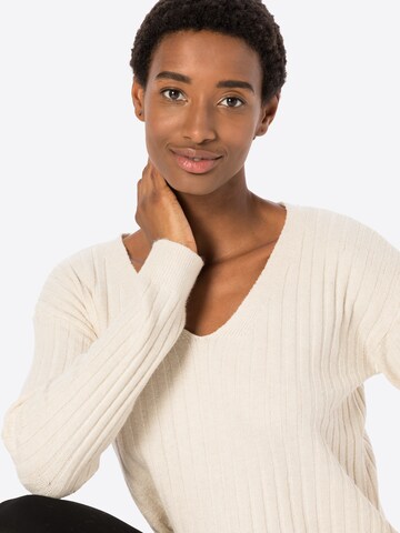 PIECES Pullover 'Cava' in Beige