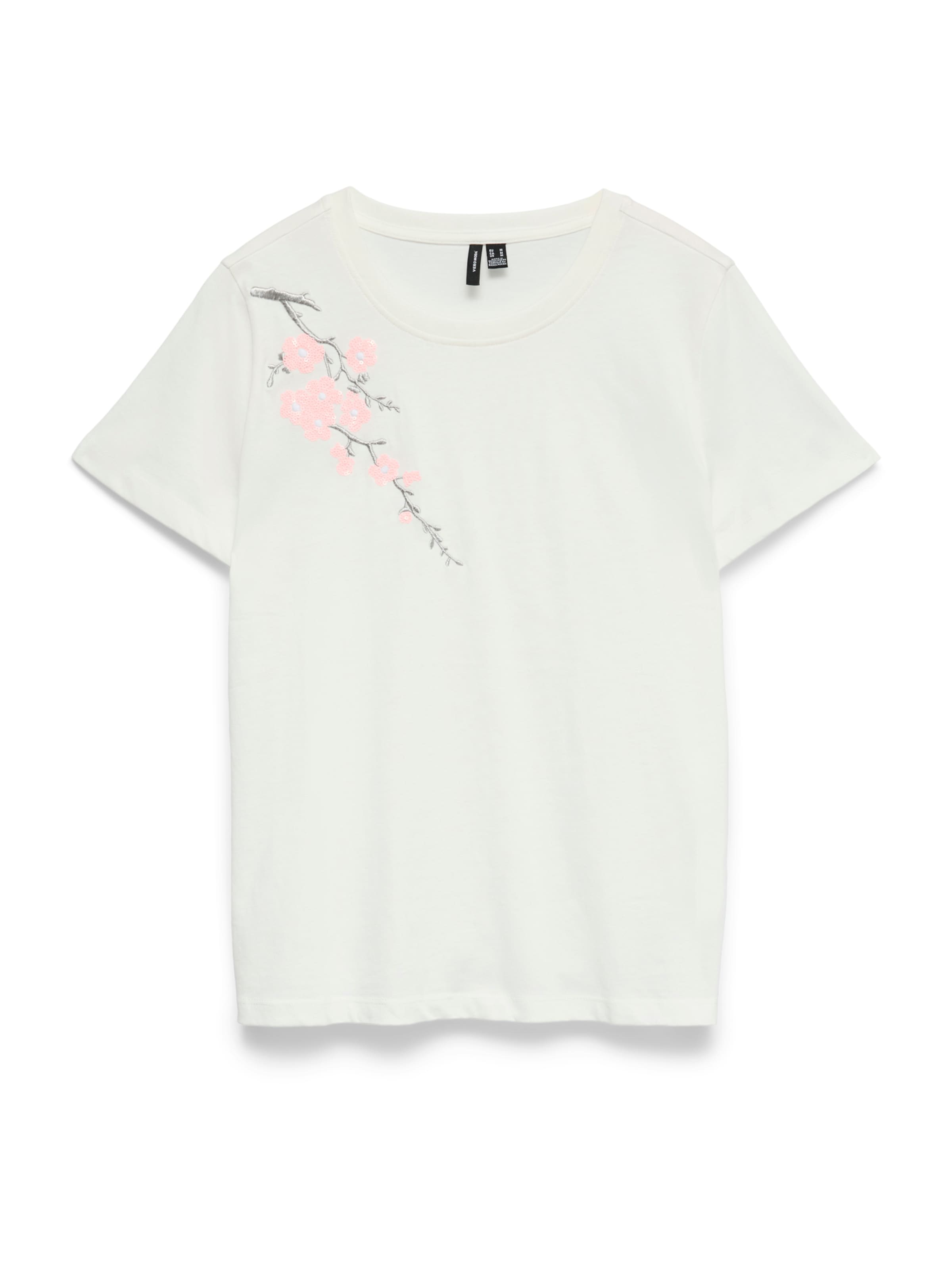 VERO MODA T-shirt i vit: framsida