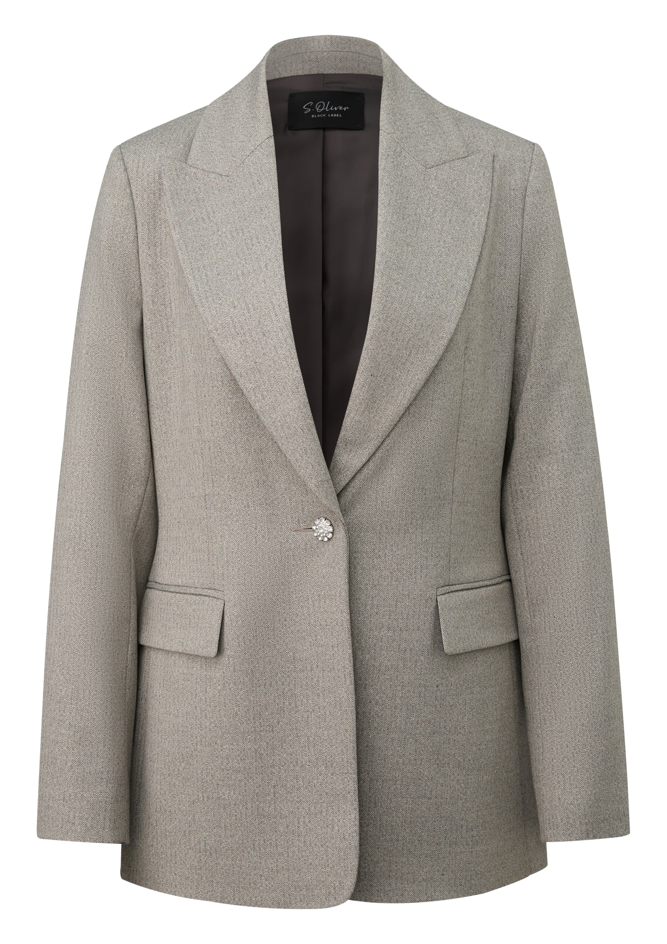 Blazer s.Oliver en gris : devant