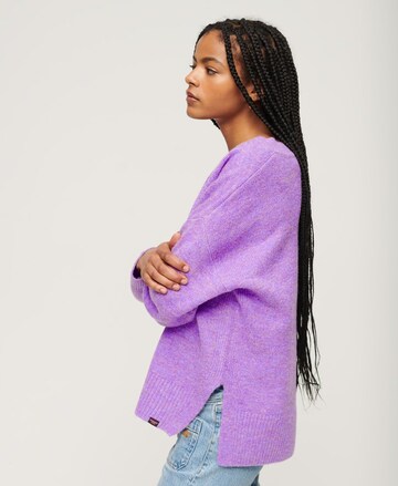 Superdry Sweater in Purple