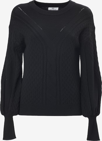 Influencer Sweater in Black: front