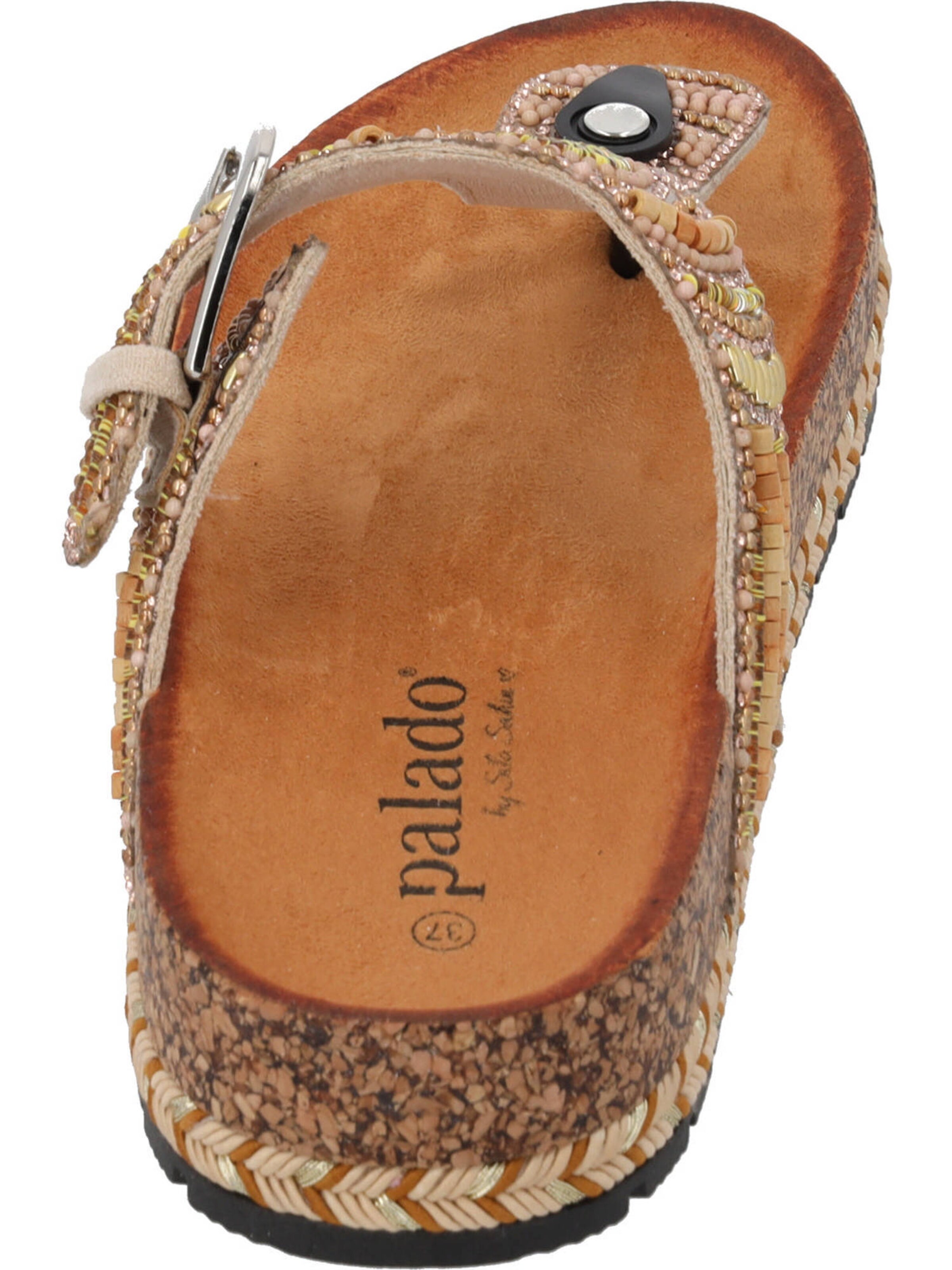 Palado by Sila Sahin Босоножки через палец 'Ikoh ' в Бежевый