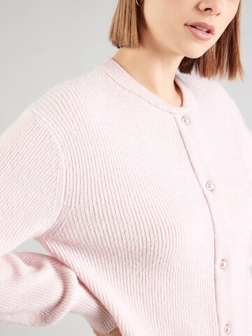 JDY Gebreid vest 'JDYLUMI' in Roze