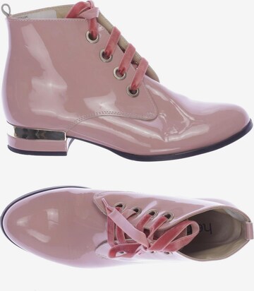 heine Dress Boots in 38 in Pink: front