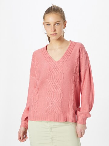 JDY Sweater 'JUSTY' in Pink: front