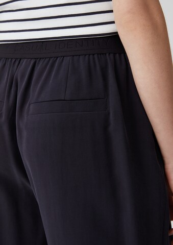 COMMA Wide leg Trousers in Black