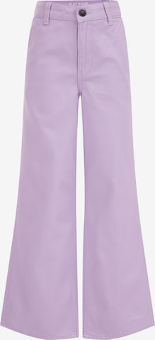 Pantalon WE Fashion en violet : devant