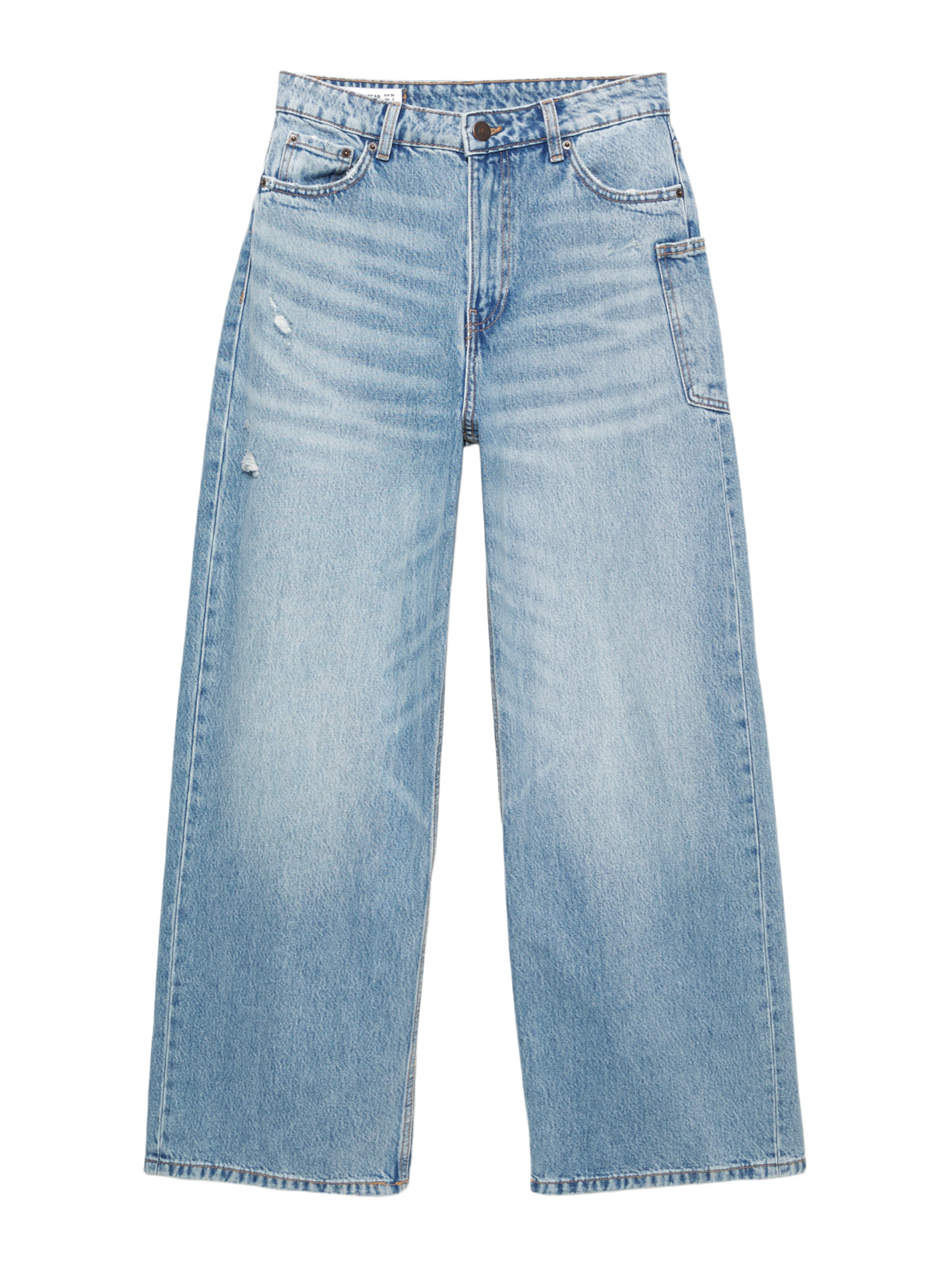 Baggy Jeans di Pull&Bear in blu: frontale