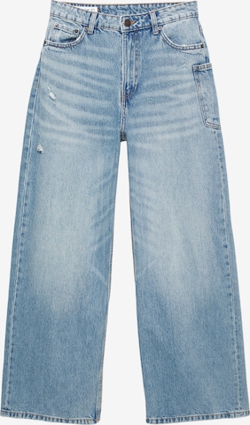 Pull&BearBaggy Traperice - plava boja: prednji dio