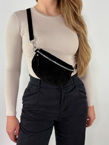 lePelou Gürteltasche 'VALENTINA small' in Schwarz