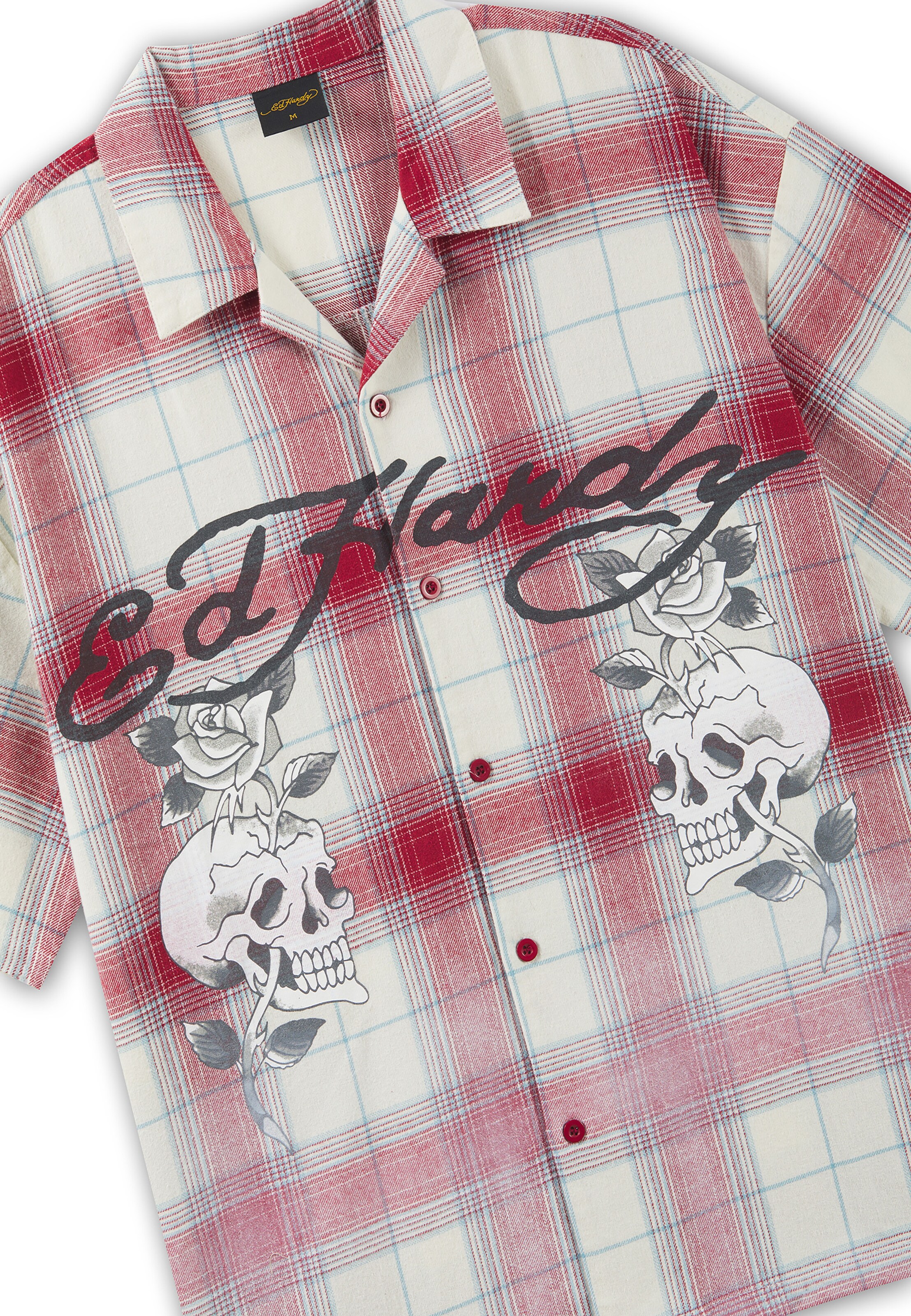 Ed Hardy Классический крой Рубашка в Красный