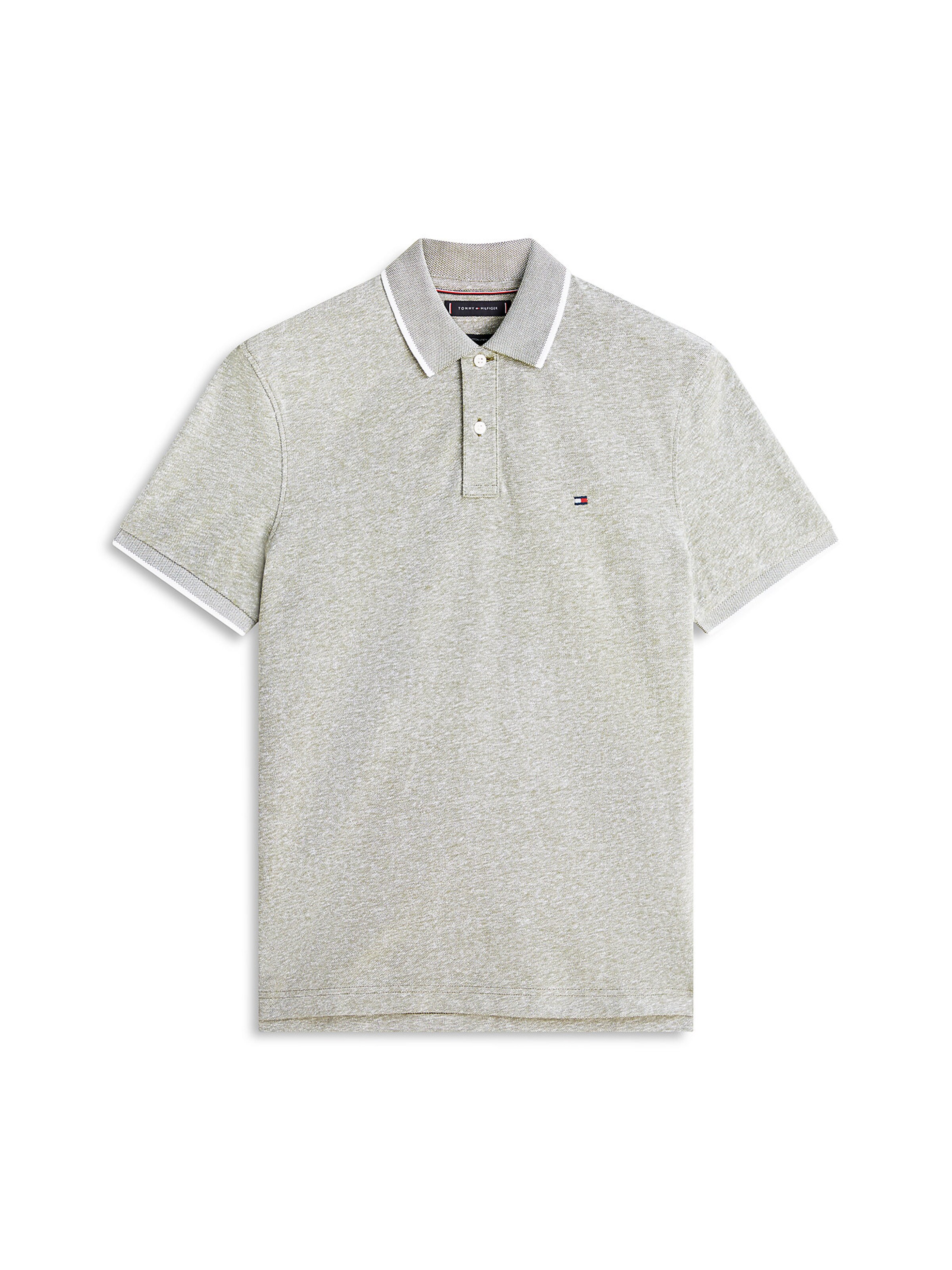 TOMMY HILFIGER Poloshirt in Grau: Vorderseite