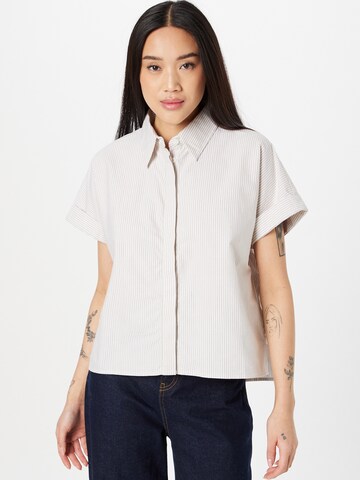 MELAWEAR - Blusa 'NILAY' en blanco: frente