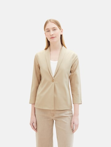 TOM TAILOR Blazer in Beige: predná strana