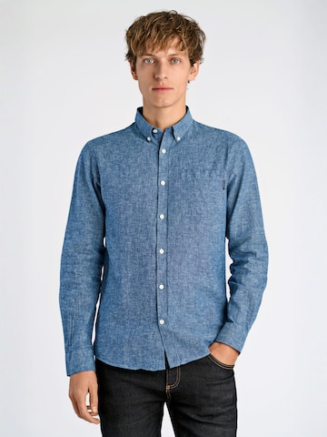 Lindbergh Regular fit Overhemd in Blauw