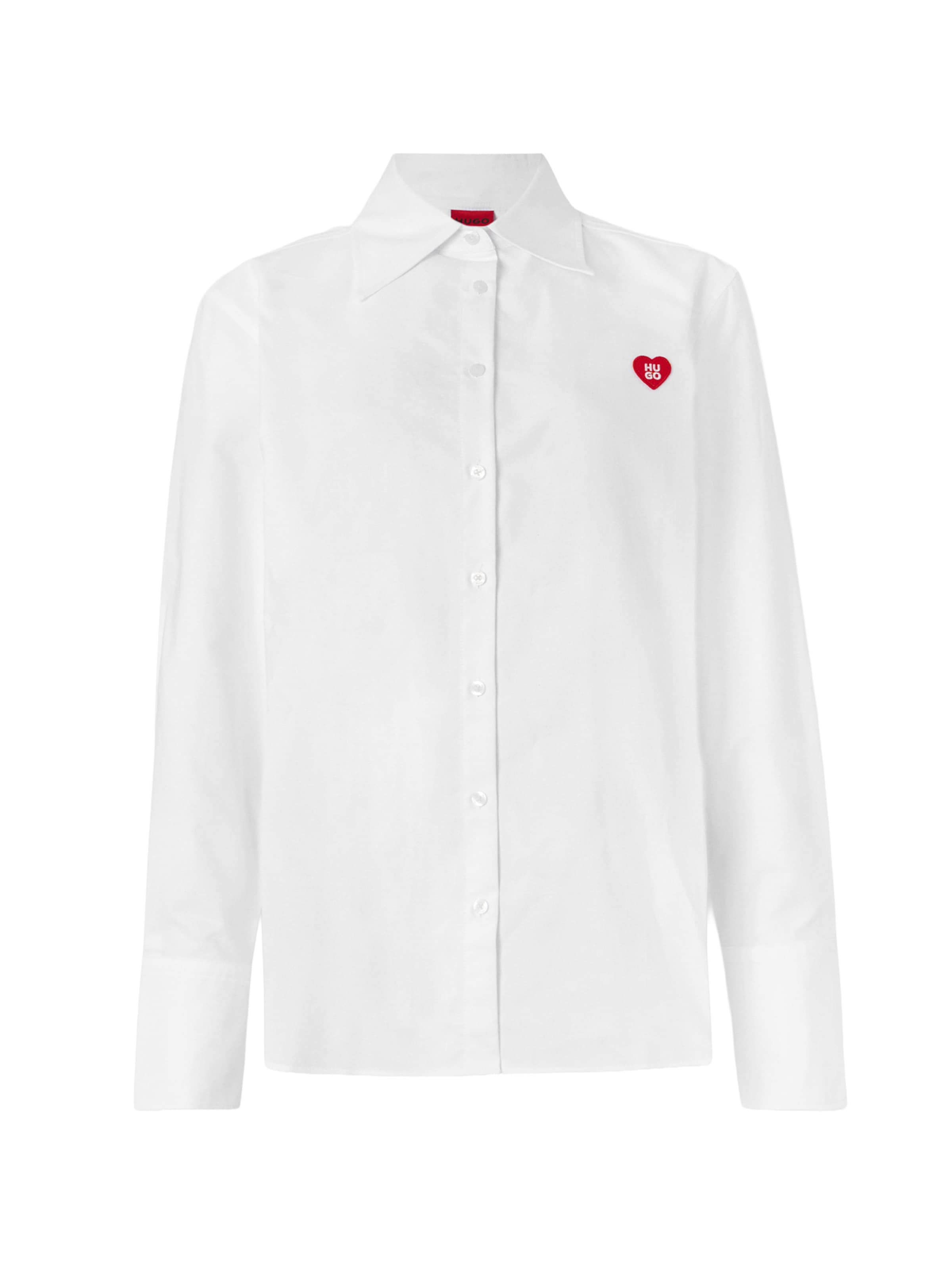 HUGO Μπλούζα 'Erselia' σε λευκό: μπροστά