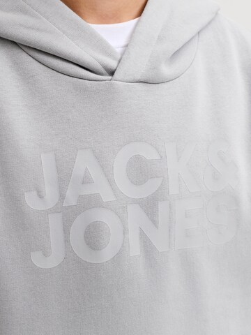 pelēks Jack & Jones Junior Standarta piegriezums Sportisks džemperis 'JJECORP'