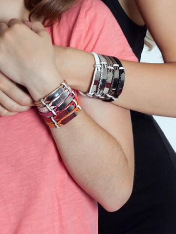 Bracelet 'Freunde für immer' Lucardi en argent : devant