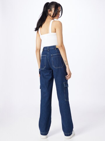 Regular Jeans cargo Nasty Gal en bleu