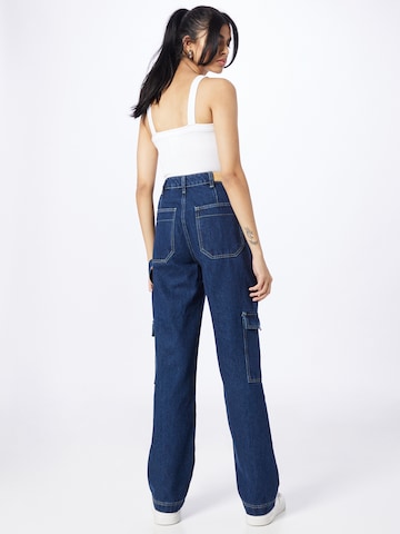 Nasty Gal Regular Cargojeans in Blauw