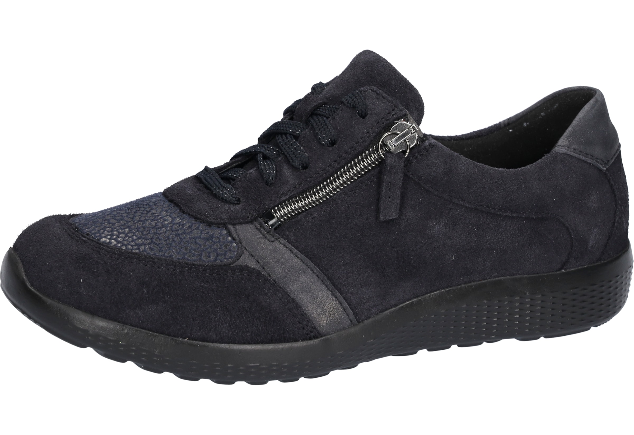 WALDLÄUFER Lace-Up Shoes in Black: front