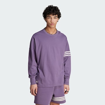 ADIDAS ORIGINALS Shirt 'Adicolor Neuclassics' in Purple: front