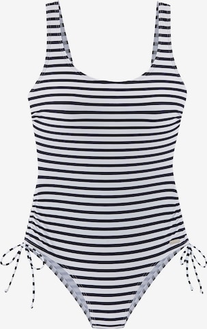 VENICE BEACH T-Shirt Uimapuku 'Summer' värissä sininen: etupuoli