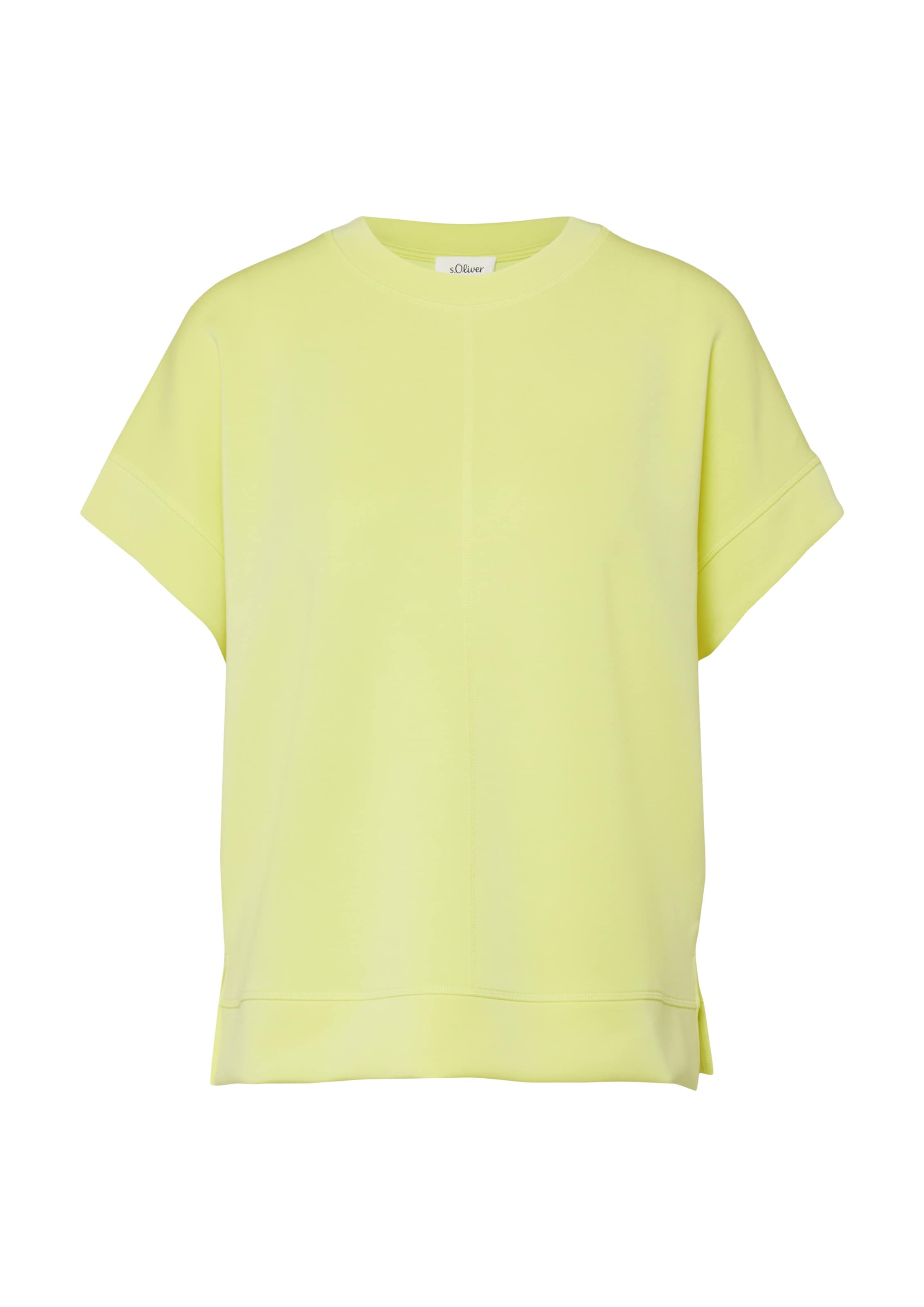 Sweat-shirt s.Oliver en jaune : devant