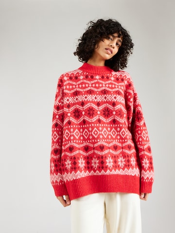 Monki Sweater in Pink: front