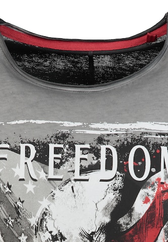 Key Largo Shirt 'KLFreedom' in Grey