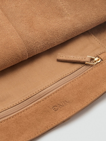 MANGO Torba shopper 'Bassi' w kolorze brązowy
