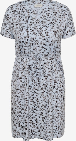 Robe 'KCmella' KAFFE CURVE en bleu : devant